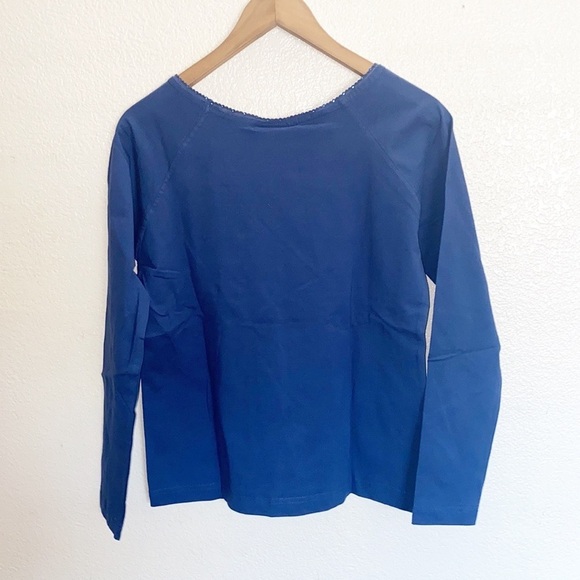 Jonathan Logan Lot Of Two Long Sleeve Stretch Rhinestone Trim Shirts - Picture 11 of 16